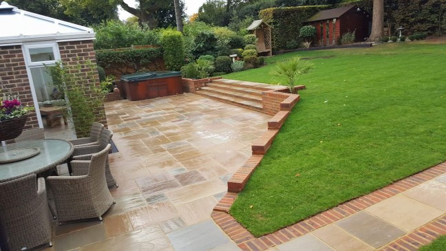 patio-and-new-lawn-in Maidstone