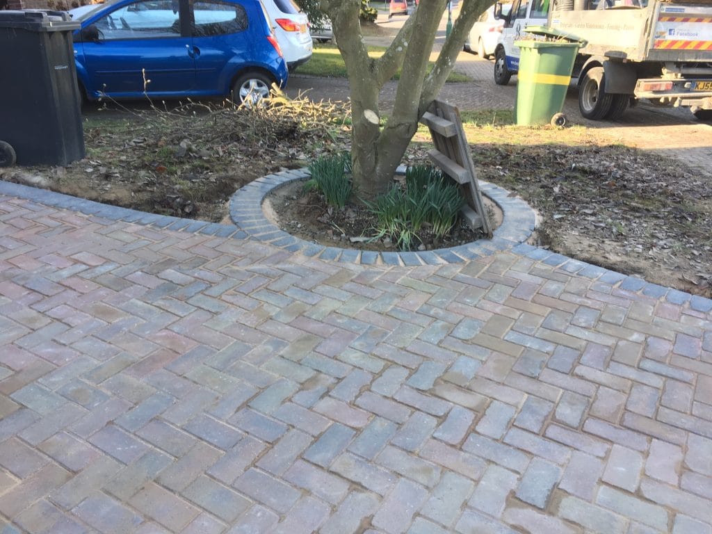 Maidstone circle block paving driveway
